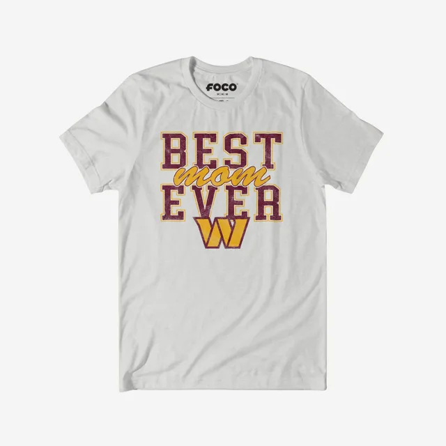 Washington Commanders T-shirt empilé la meilleure maman de tous les temps