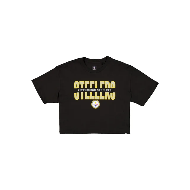 Pittsburgh Steelers T-shirt court fendu pour femme