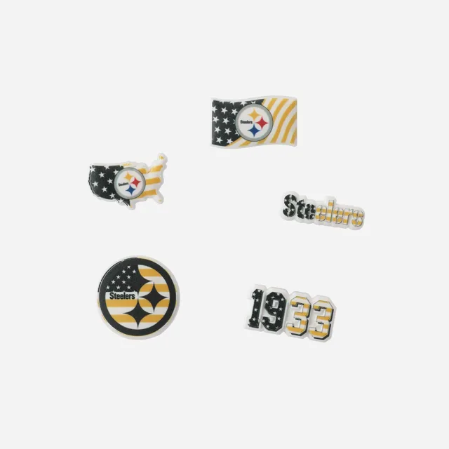 Pittsburgh Steelers Americana 5 Pack Team Clog Charms
