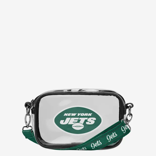 Sac à bandoulière transparent New York Jets Team Stripe