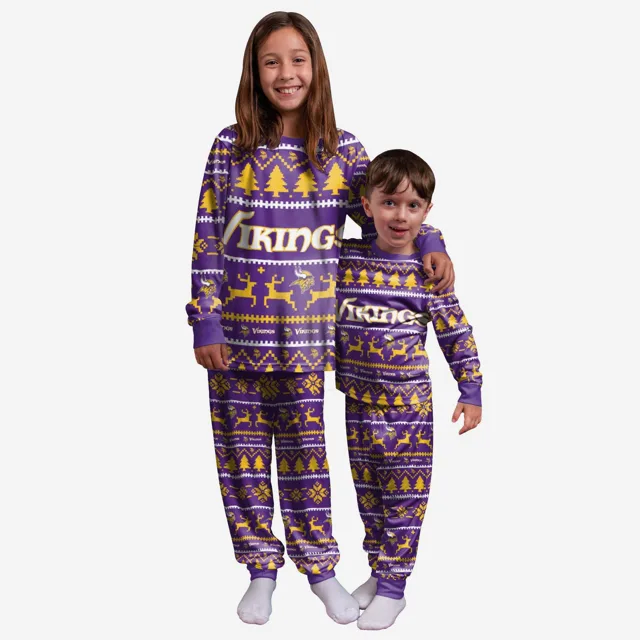 Minnesota Vikings Pyjama de vacances en famille pour jeunes