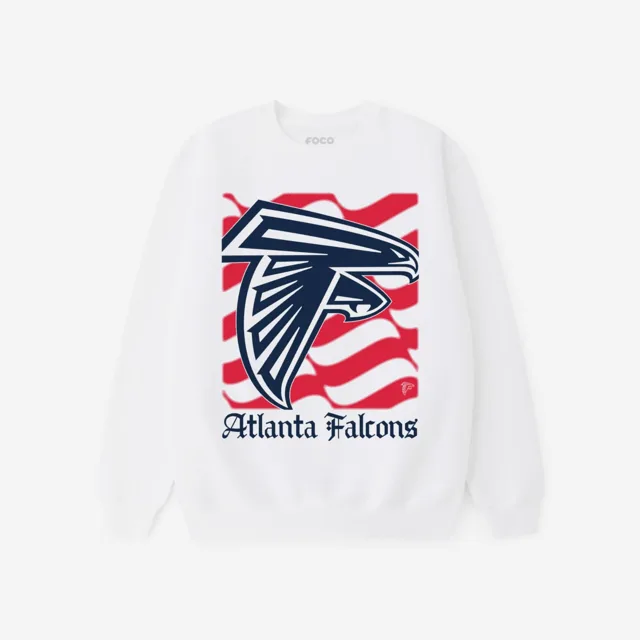 Atlanta Falcons Sweat-shirt à col rond avec logo American Heritage