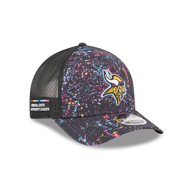 Minnesota Vikings 2025 Casquette de camionneur Crucial Catch 9FORTY M-Crown A-Frame
