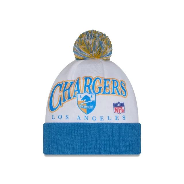Bonnet tricoté à pompons Los Angeles Chargers Spirit