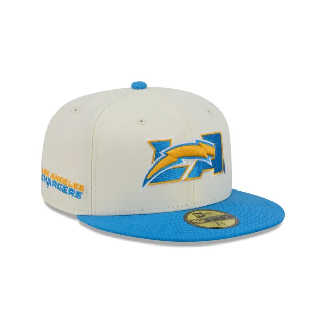 Los Angeles Chargers Deceptor Chrome Blanc 59FIFTY Casquette ajustée