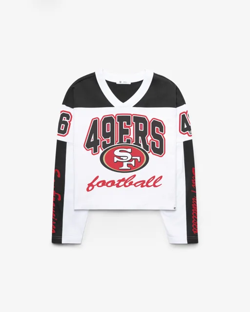 San Francisco 49ers EXCLAMATION '47 T-SHIRT EN JERSEY METRO FEMME