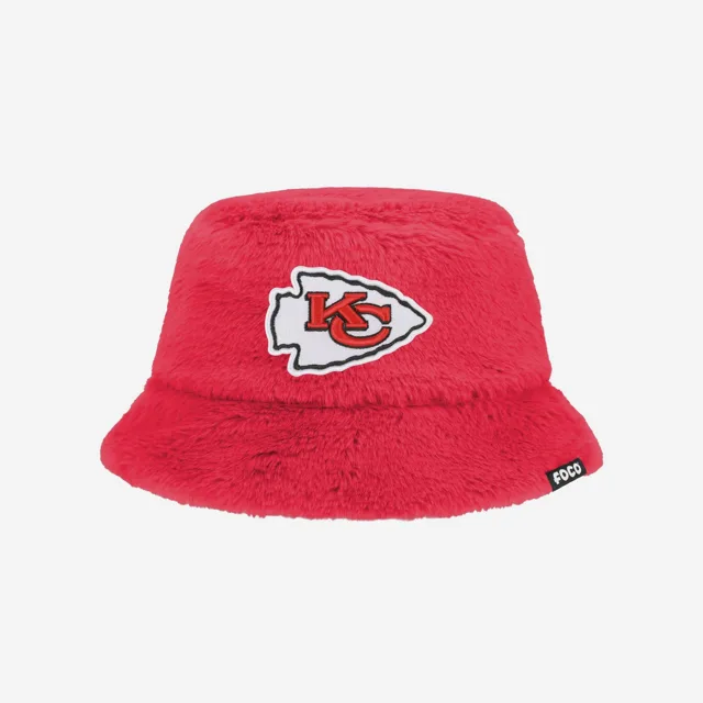 Kansas City Chiefs Chapeau bob réversible en fausse fourrure