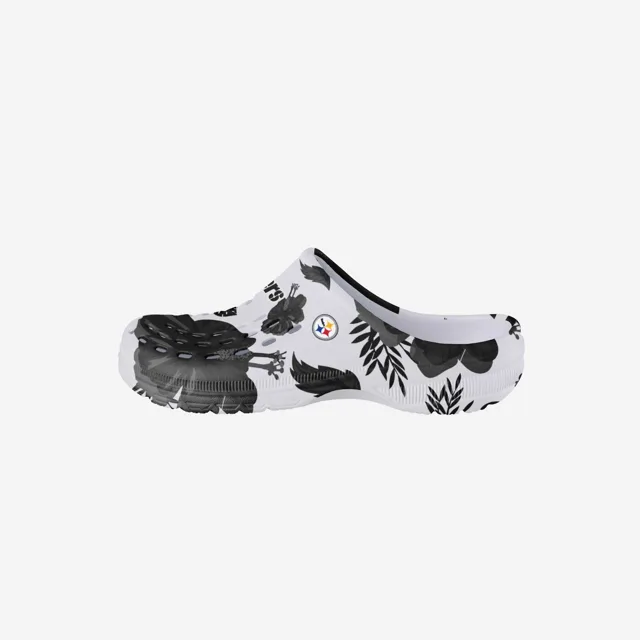 Pittsburgh Steelers Sabot blanc floral pour femme