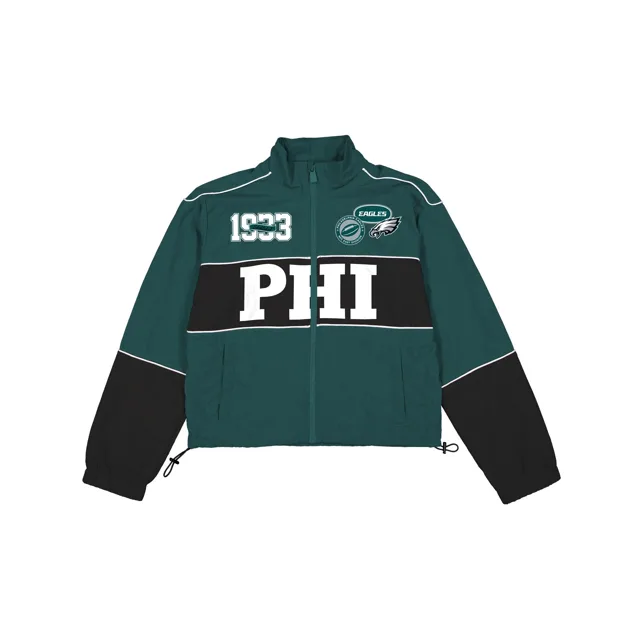 Coupe-vent court Philadelphia Eagles pour femme