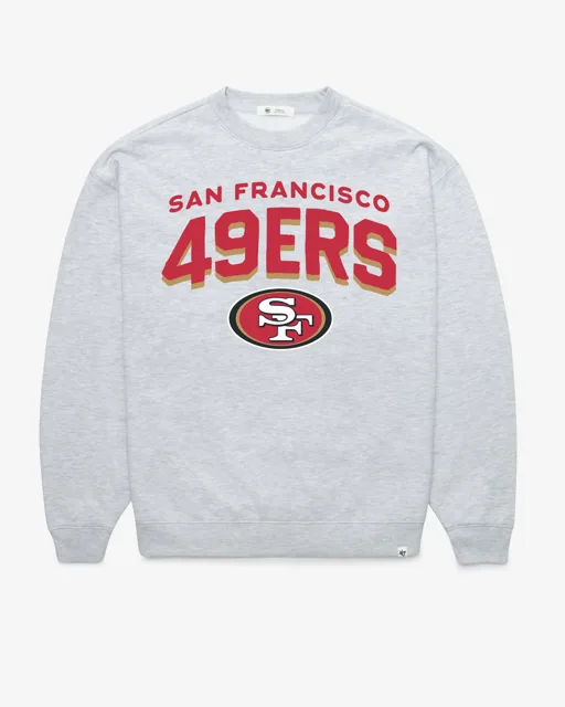 San Francisco 49ers CAMPUS ARCH CLOUD '47 ÉQUIPE SURDIMENSIONNÉE FEMME