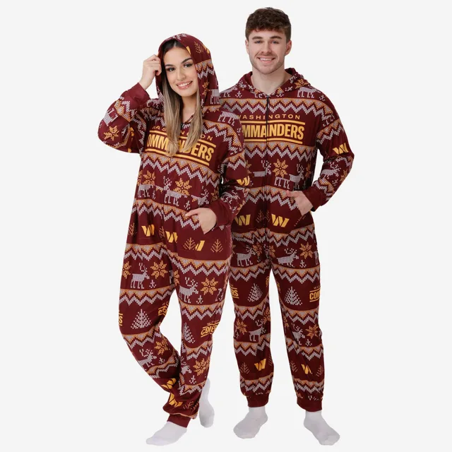 Washington Commanders Pyjama une pièce à motif laid