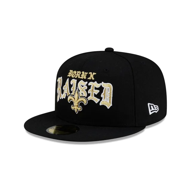 Né x Élevé x New Orleans Saints 59FIFTY Chapeau ajusté