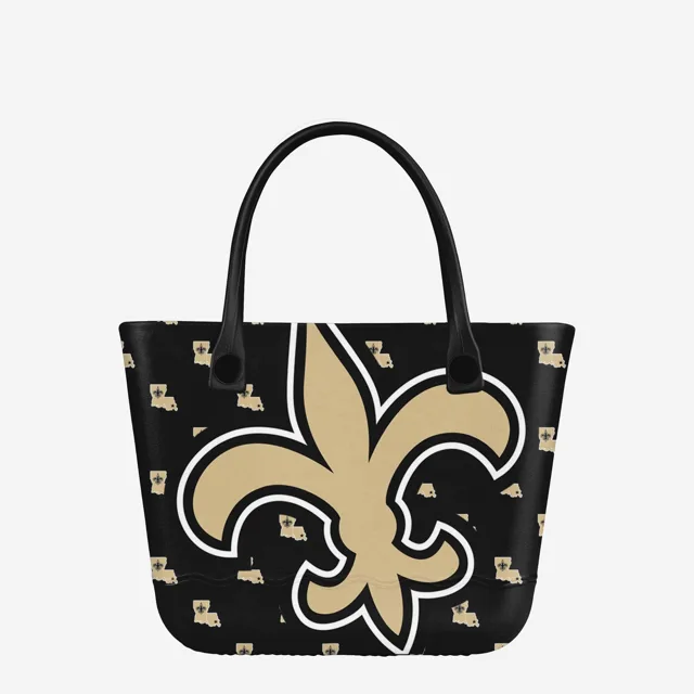 New Orleans Saints Grand logo Mini sac fourre-tout à hayon imprimé