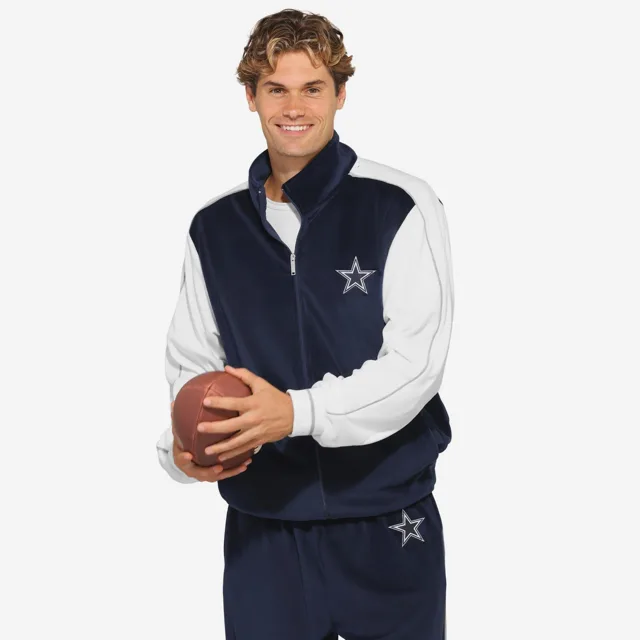 Dallas Cowboys Haut zippé en velours bicolore