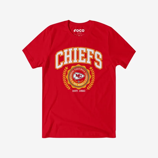 T-shirt à écusson de l'équipe Kansas City Chiefs