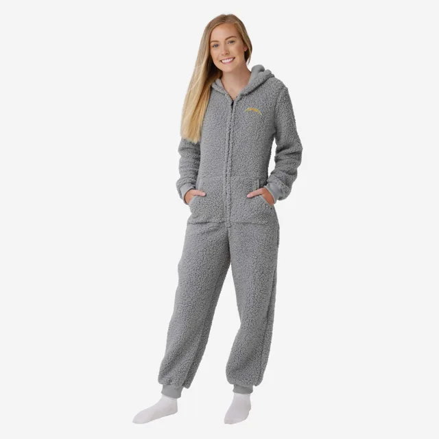 Los Angeles Chargers Pyjama une pièce Sherpa pour femme