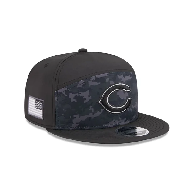 Chicago Bears 2026 Salut au service Panneau divisé 9FIFTY Snapback Hat