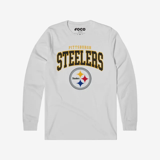 Pittsburgh Steelers T-shirt à manches longues avec logo classique