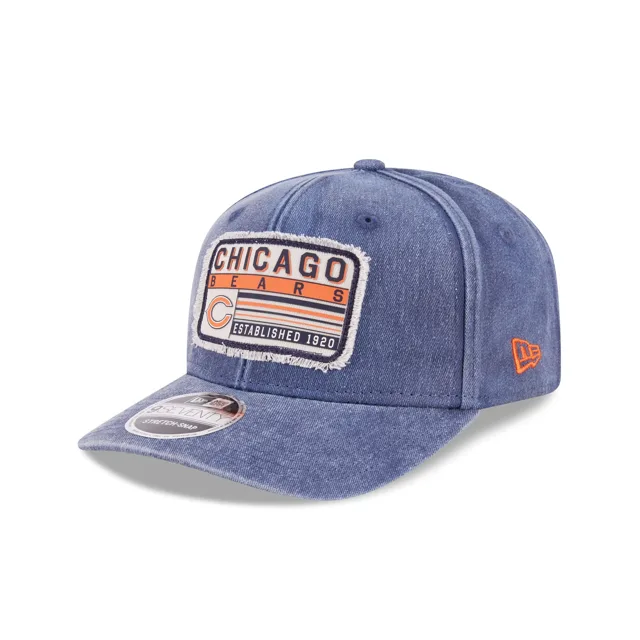 Chicago Bears Faded Patch 9SEVENTY Chapeau extensible à boutons-pression
