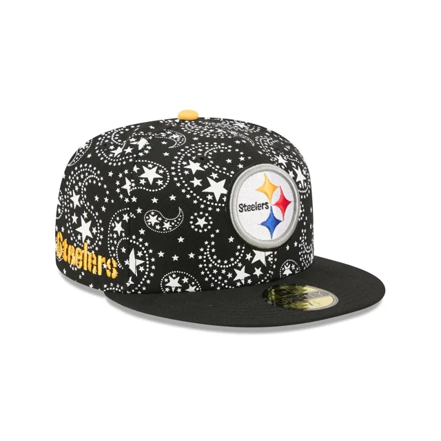 Chapeau ajusté 59FIFTY clouté étoile Pittsburgh Steelers