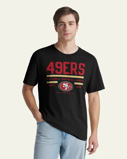 San Francisco 49ers STACK BLOCK '47 T-SHIRT QUOTIDIEN