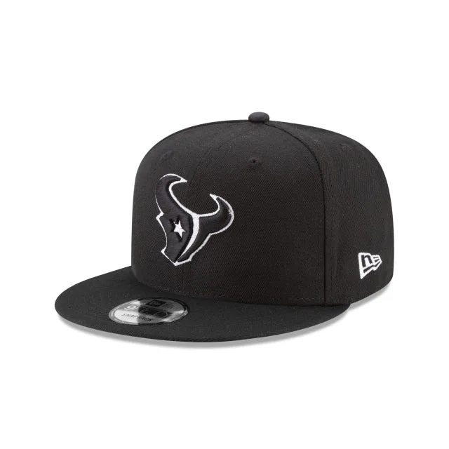 Houston Texans Casquette Snapback 9FIFTY noire et blanche