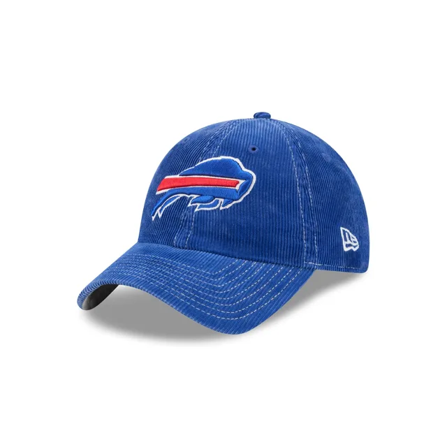 Buffalo Bills Chapeau réglable classique décontracté en velours côtelé lavé