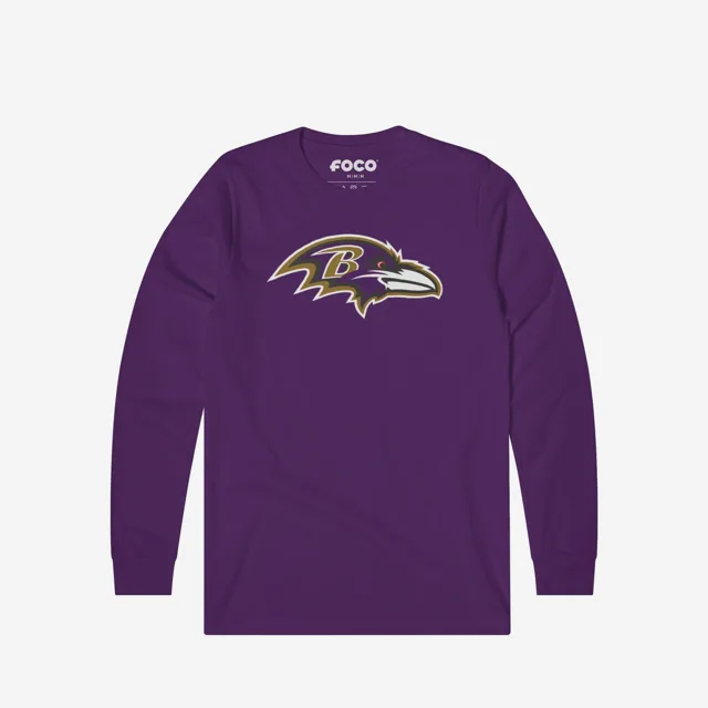 Baltimore Ravens T-shirt à manches longues avec logo principal
