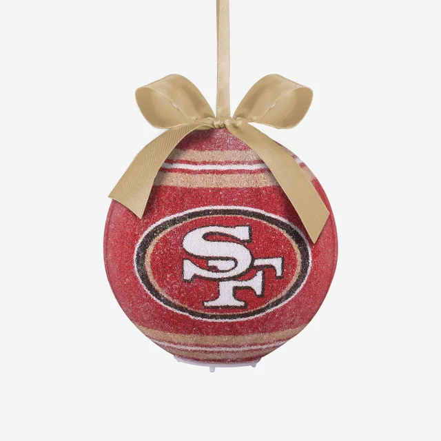 San Francisco 49ers Ornement boule incassable à LED
