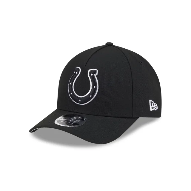 Indianapolis Colts Casquette Snapback 9FORTY M-Crown A-Frame noire et blanche