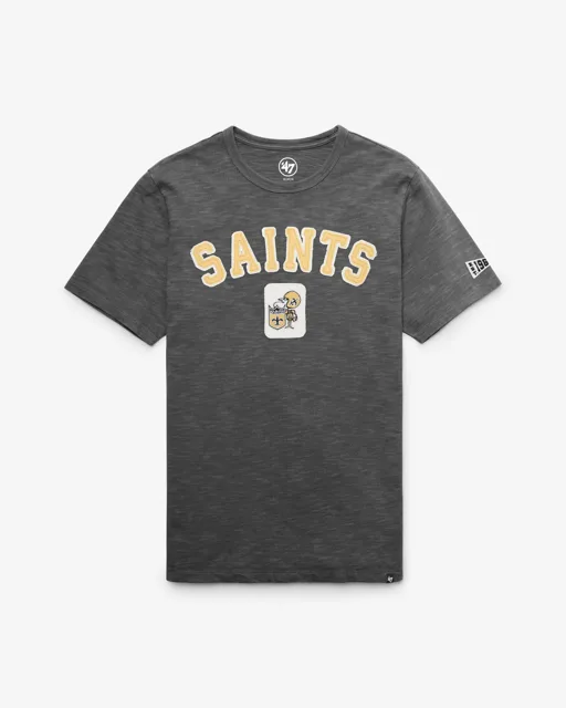 New Orleans Saints HISTORIQUE SEYMOORE BIEN USÉ '47 HEAVY SLUB TEE