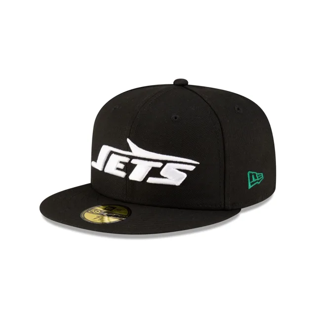 New York Jets Casquette ajustée 59FIFTY Basic noire