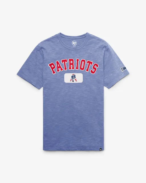 New England Patriots HISTORIQUE SEYMOORE BIEN USÉ '47 HEAVY SLUB TEE