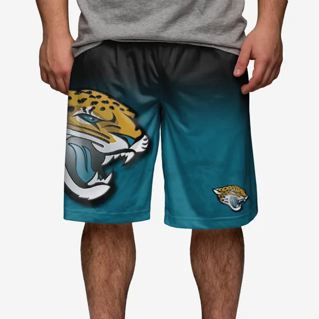 Jacksonville Jaguars Short d'entraînement dégradé à gros logo