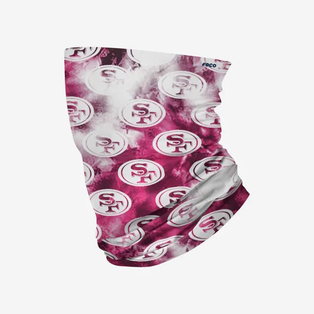 San Francisco 49ers Écharpe guêtre rose tie-dye