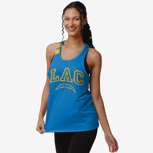 Los Angeles Chargers Haut sans manches Team Twist pour femmes