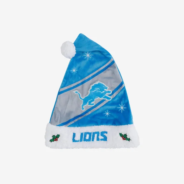 Detroit Lions Chapeau de Père Noël haut de gamme