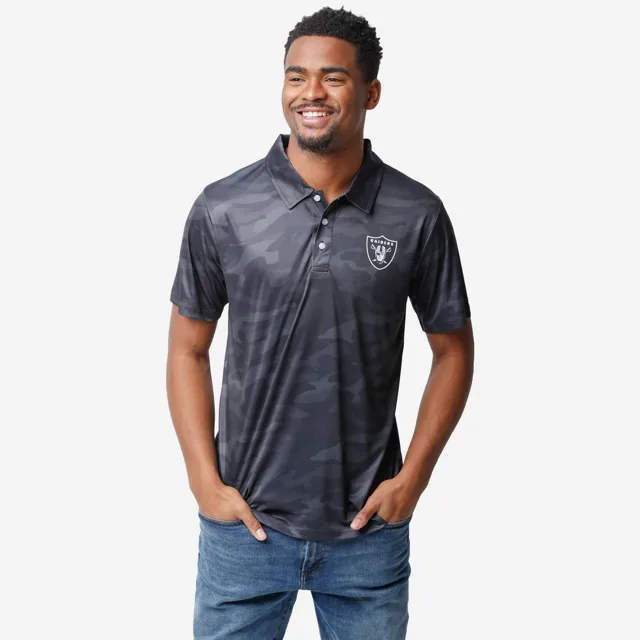 Las Vegas Raiders Polo en polyester camouflage couleur