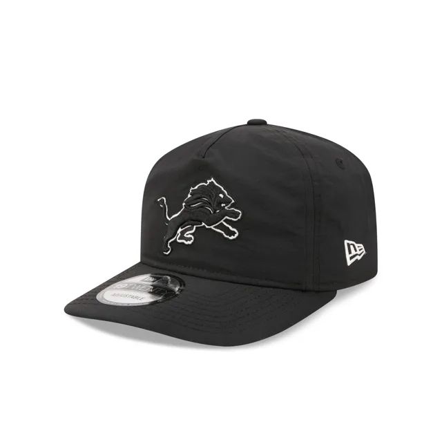 Detroit Lions Chapeau réglable en nylon noir 19TWENTY