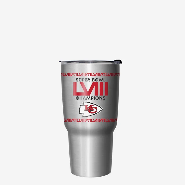 Kansas City Chiefs Super Bowl LVIII Champions Silver Diamond Gobelet en acier inoxydable de 27 oz