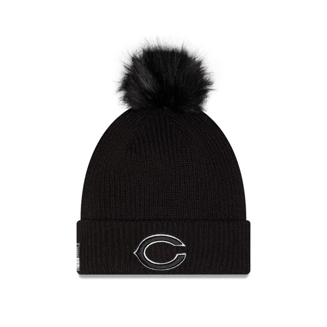 Chicago Bears 2026 Salut au service Bonnet en tricot à pompon pour femmes