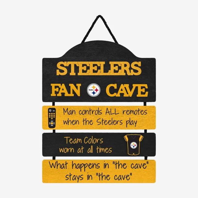 Panneau Pittsburgh Steelers Fancave