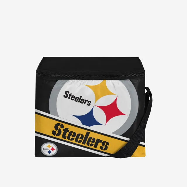 Pittsburgh Steelers Lot de 6 glacières avec grand logo et rayures