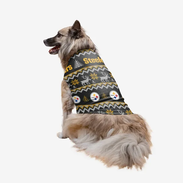 Pittsburgh Steelers Pull moche pour vacances en famille pour chiens
