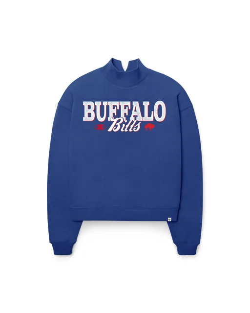 Buffalo Bills HISTORIC VARSITY HOUSE '47 PULL À COL MONTANT POUR FEMME
