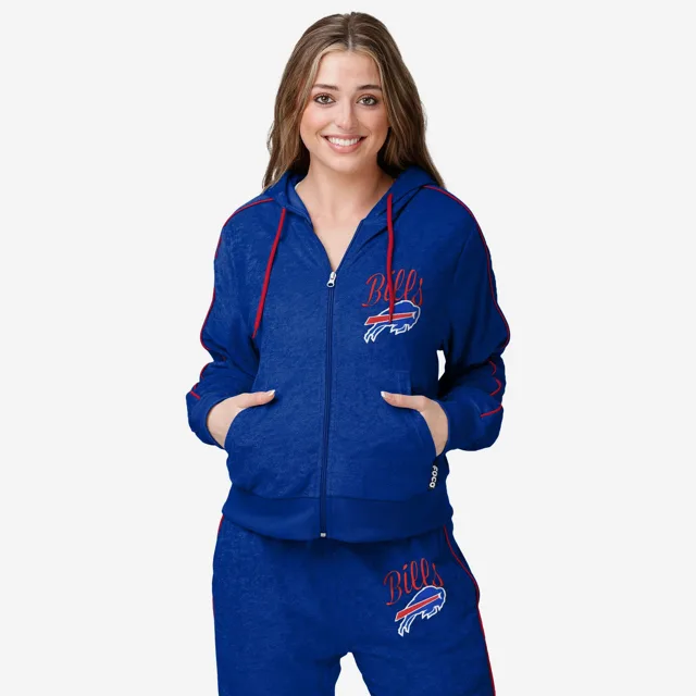 Buffalo Bills Haut zippé en tricot éponge pour femme