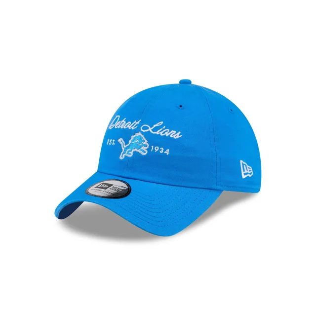 Detroit Lions Script Wordmark Chapeau réglable classique décontracté