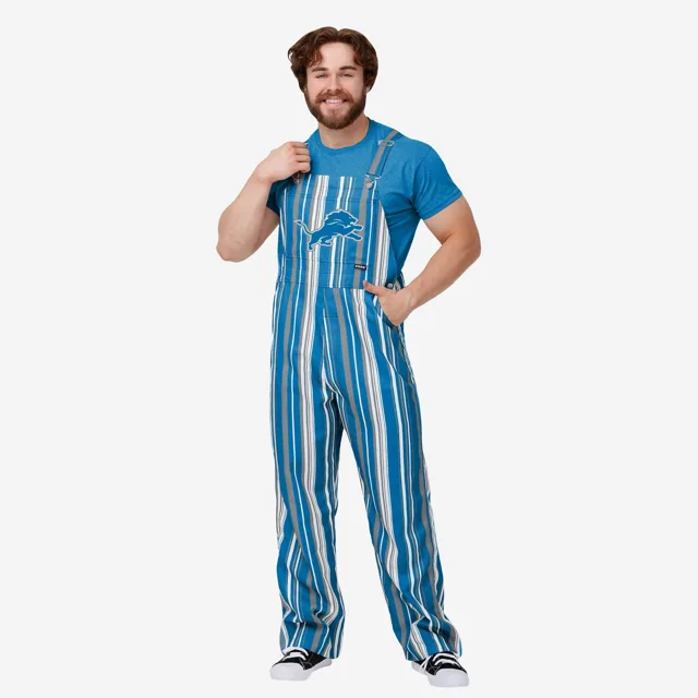 Detroit Lions Salopette à bretelles Hyper Stripe pour hommes