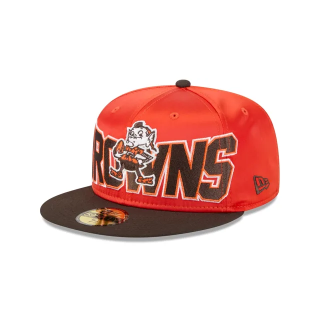 Cleveland Browns Chapeau ajusté 59FIFTY en satin audacieux