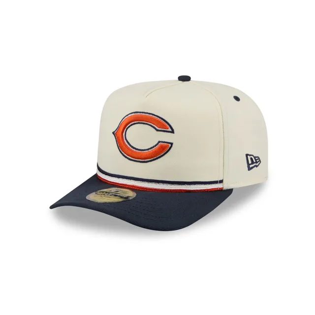 Chicago Bears Chapeau ajusté à rayures vintage 59FIFTY A-Frame